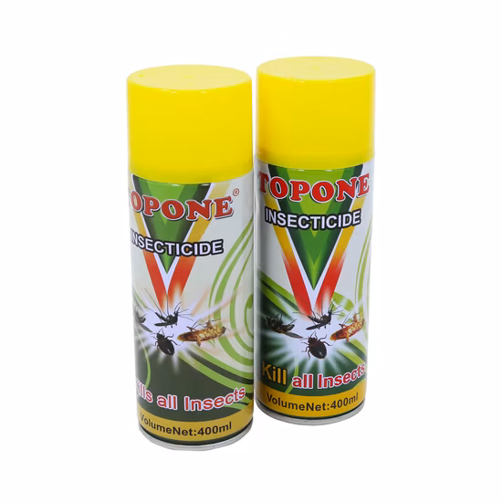 Spray insetticida antiparassitario antiparassitario chimico OEM Topone da 400 ml